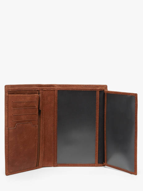 Wallet Leather Serge blanco Brown brooklyn BRO21021 other view 2