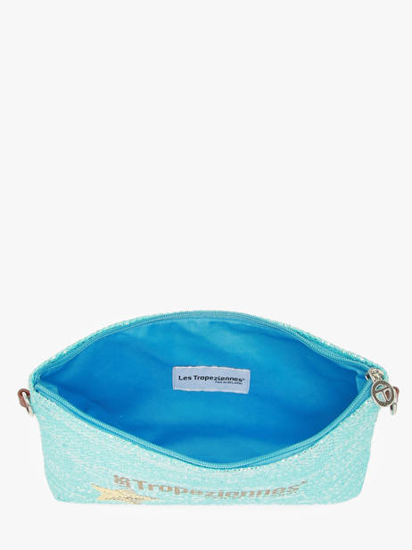 Shoulder Bag Panama Paper Les tropeziennes Blue panama TZ02 other view 2