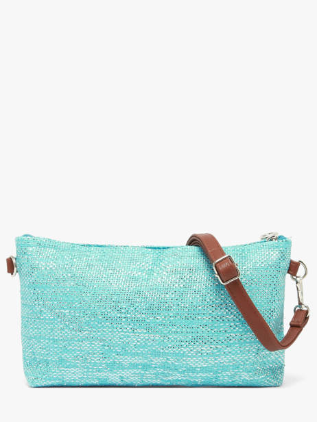 Shoulder Bag Panama Paper Les tropeziennes Blue panama TZ02 other view 3
