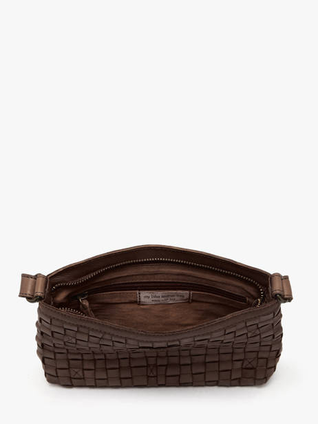 Leather Crossbody Bag Heritage Biba Brown heritage KA9 other view 2