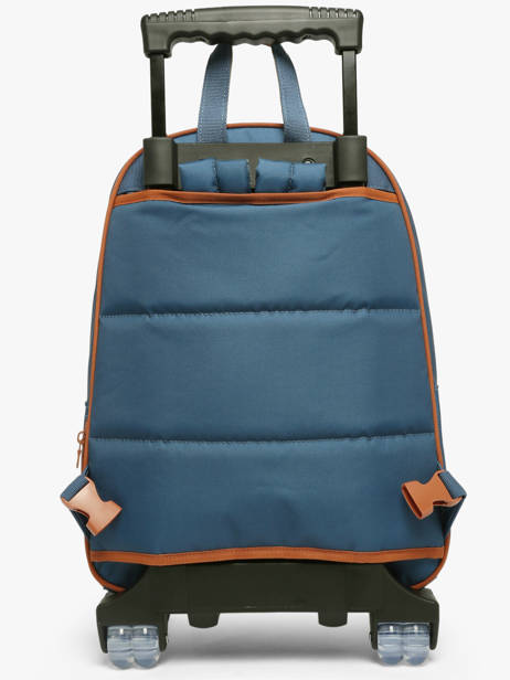 2-compartment Wheeled Schoolbag Tann's Blue les fantaisies g 73128 other view 5