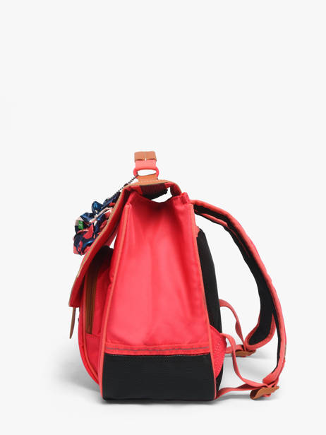 1 Compartment Satchel Tann's Pink les fantaisies f 35114 other view 2