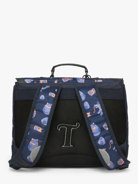 1 Compartment Satchel Tann's Blue les fantaisies g 35155 other view 4