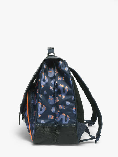 2-compartment Satchel Tann's Blue les fantaisies g 41155 other view 2