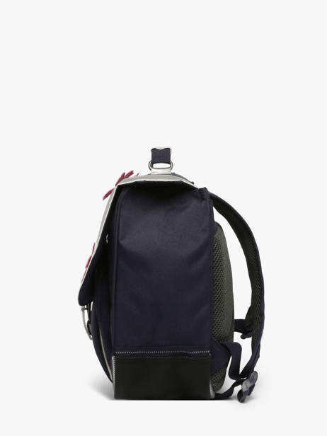 1 Compartment Satchel Tann's Blue les fantaisies f 35268 other view 2