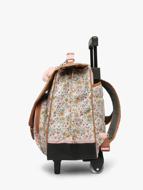 2-compartment Wheeled Satchel Tann's Multicolor les fantaisies f 26432611 other view 2