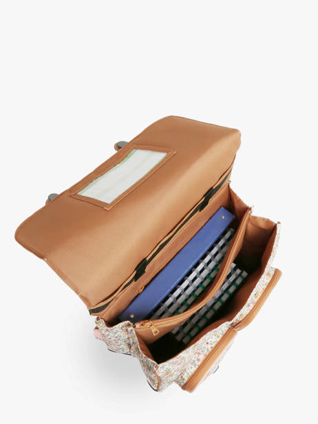 2-compartment Wheeled Satchel Tann's Multicolor les fantaisies f 26432611 other view 3