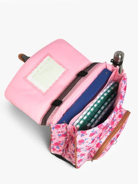 Cartable 2 Compartiments Tann's Rose les fantaisies f 26382613 vue secondaire 3