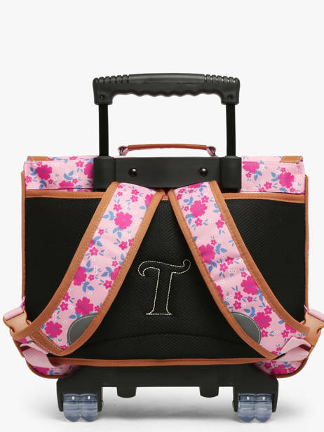 2-compartment Wheeled Satchel Tann's Pink les fantaisies f 26422613 other view 4