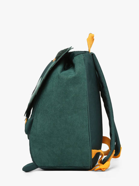 Mini Backpack Tann's Green ecole des tann's 645121 other view 2