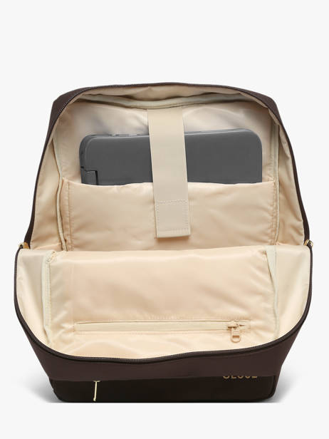 Sac à Dos Nuitée Cluse Marron backpack CX036 vue secondaire 3
