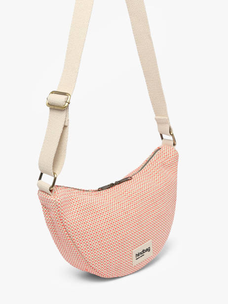 Sac Bandoulière Tressage Coton Hindbag Orange tressage TS vue secondaire 1