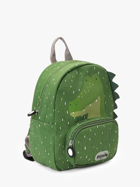 Mini Backpack 1 Compartment Trixie Green animals 90 other view 2