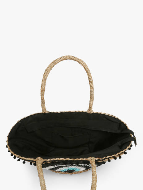 Sac Porté épaule Straw Paille Miniprix Beige straw B464 vue secondaire 1