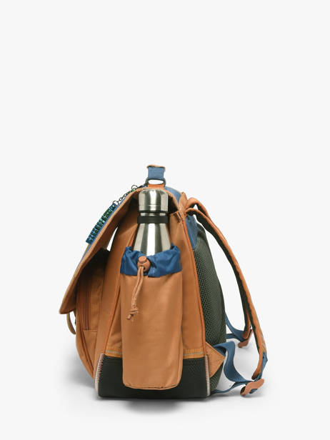 2-compartment Satchel Tann's Blue les fantaisies g 38128 other view 2