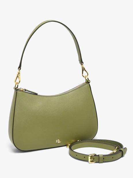 Sac Porté épaule Danni 26 Cuir Lauren ralph lauren Vert danni 31883768 vue secondaire 2