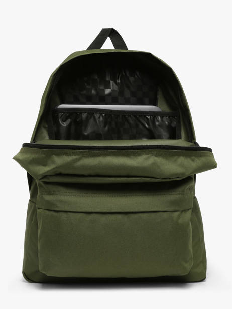 1 Compartment Backpack Vans Green backpack VN00103A other view 3