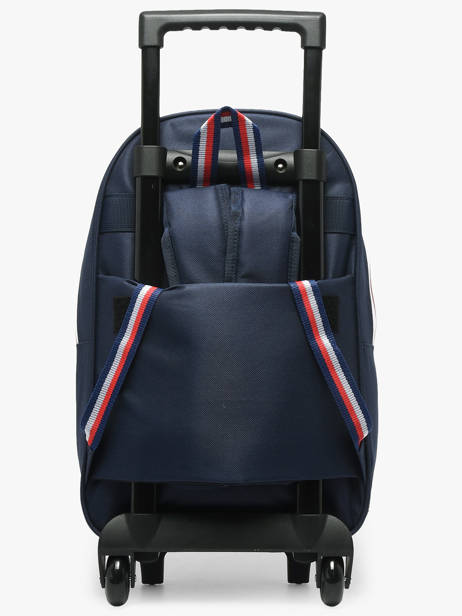 1 Compartment Wheeled Schoolbag Federat. france football Blue fff 25BX204R other view 5
