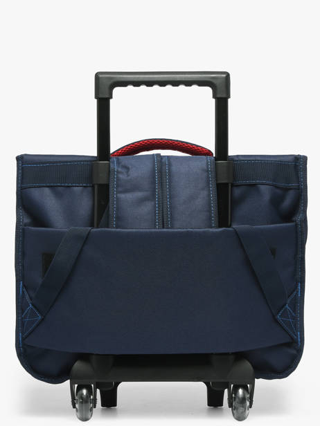 2-compartment Wheeled Satchel Paris st germain Blue psg 26AP203K other view 5