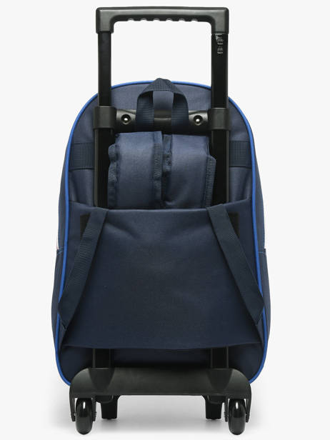 2-compartment Wheeled Schoolbag Paris st germain Blue psg 26AP204R other view 5