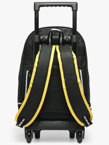 2-compartment Wheeled Schoolbag Real madrid Black real 26BR204R other view 4
