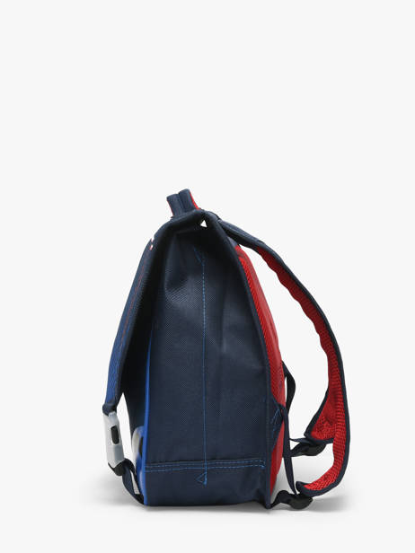 2-compartment Satchel Paris st germain Blue psg 26AP203L other view 2
