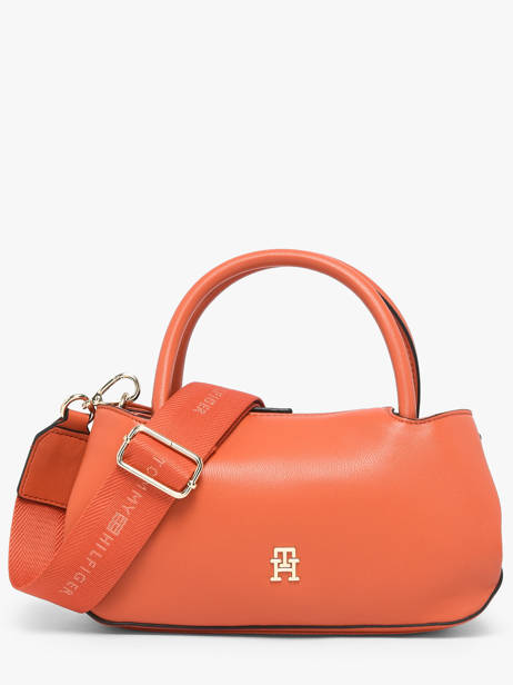 Sac Porté Main Th Logotape Polyester Tommy hilfiger Orange th logotape AW18743