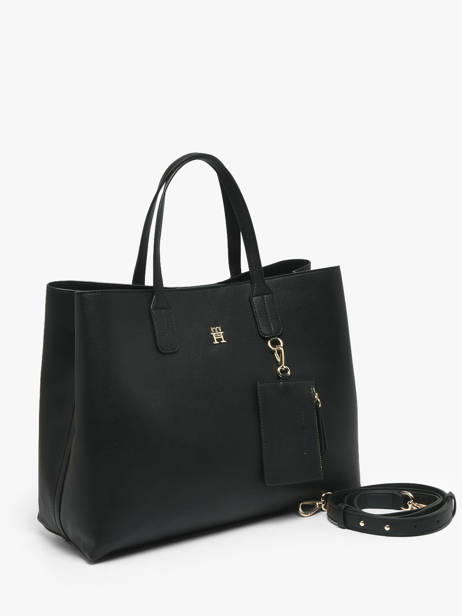 Sac Porté Main Th Icon Tommy hilfiger Noir th icon AW18723 vue secondaire 1