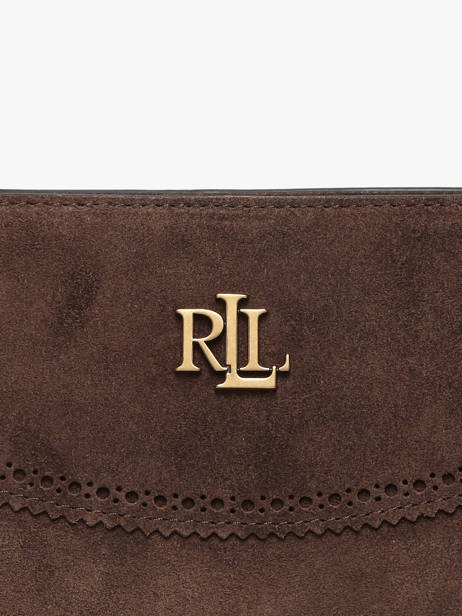 Sac Porté Main Dryden Cuir Lauren ralph lauren Marron dryden 31P15645 vue secondaire 2