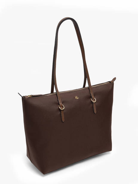 Sac Shopping S Keaton 26 Nylon Lauren ralph lauren Marron chadwick 31916737 vue secondaire 2