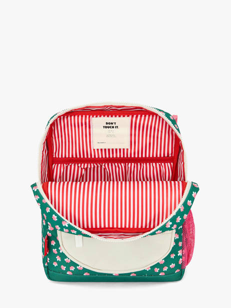Backpack Hello hossy Green cool kids PS25 other view 3