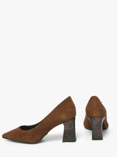 Escarpins En Cuir En Cuir Tamaris Marron women 43 vue secondaire 2