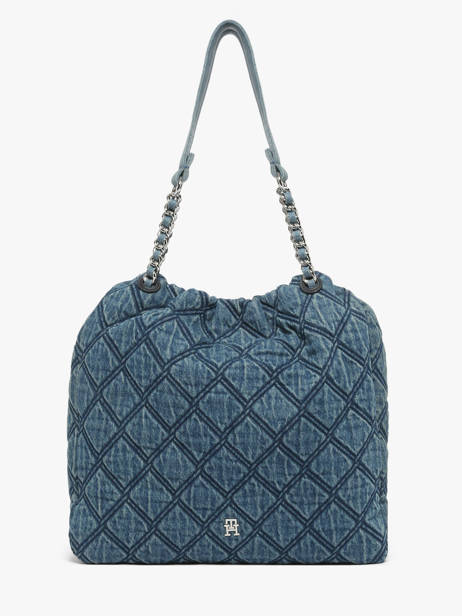 Sac Porté épaule Th Feminine  Coton Tommy hilfiger Bleu th feminine  AW18866
