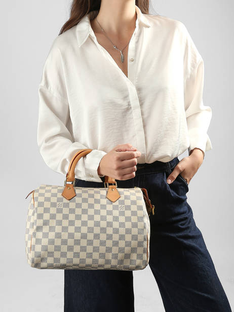 Handbag Second Life Louis vuitton Blue second life DU1098 other view 1