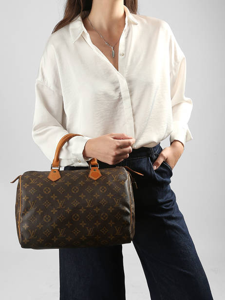 Handbag Second Life Louis vuitton Brown second life VI0912 other view 1