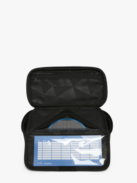 1 Compartment Pouch Satch Black pencil case 1203 other view 3
