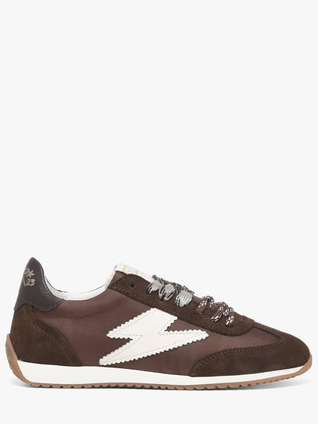 Sneakers En Cuir Semerdjian Marron women JUNEE278