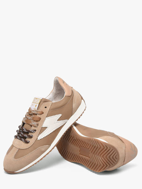 Sneakers En Cuir Semerdjian Marron women JUNEE274 vue secondaire 2
