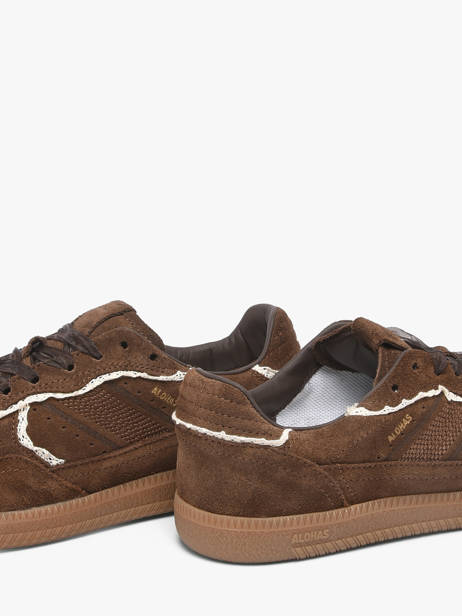 Sneakers Tb.490 En Cuir Alohas Marron women 10082307 vue secondaire 2