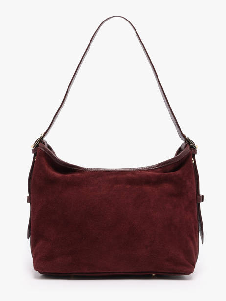 Sac Porté épaule Velvet Caviar Cuir Milano Rouge velvet caviar VC250610 vue secondaire 4