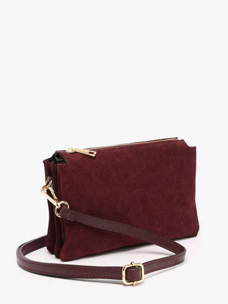Sac Bandoulière Velvet Caviar Cuir Milano Rouge velvet caviar VC24117 vue secondaire 2
