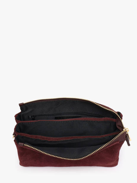 Sac Bandoulière Velvet Caviar Cuir Milano Rouge velvet caviar VC24117 vue secondaire 3
