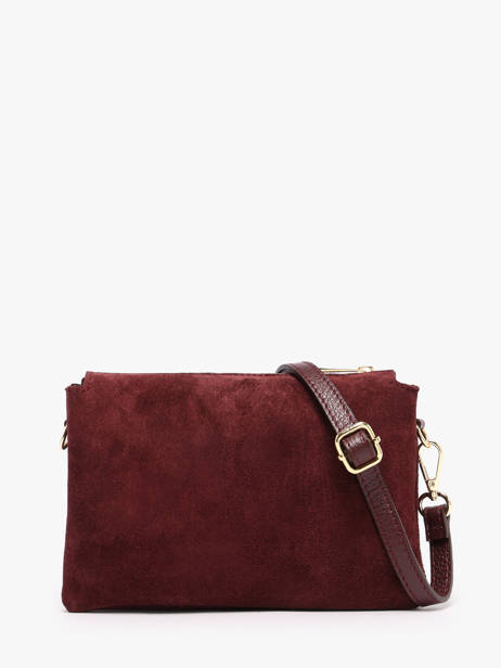 Sac Bandoulière Velvet Caviar Cuir Milano Rouge velvet caviar VC24117 vue secondaire 4
