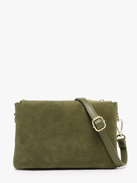 Shoulder Bag Velvet Caviar Leather Milano Green velvet caviar VC24117 other view 4