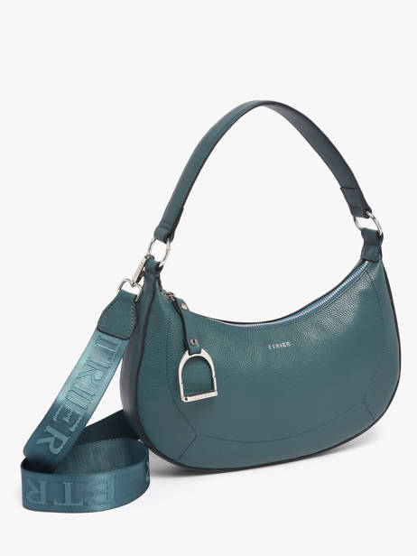 Medium Leather Altesse Shoulder Bag Etrier Blue altesse EALT017M other view 3