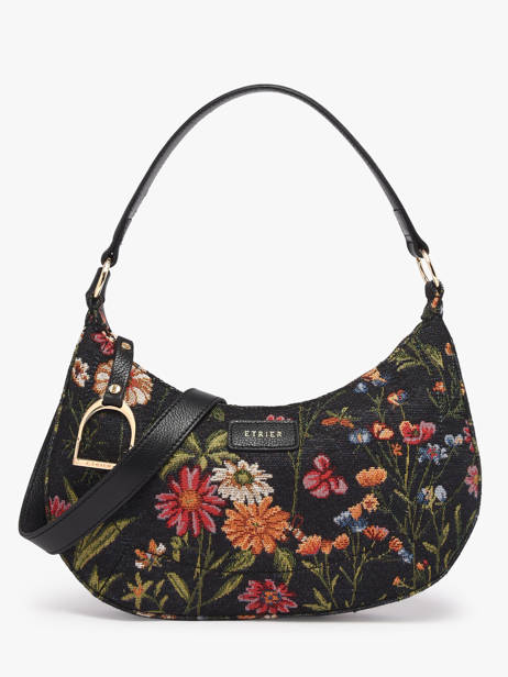 Sac Porté épaule Altesse Jacquard Etrier Noir altesse jacquard EALJ017M