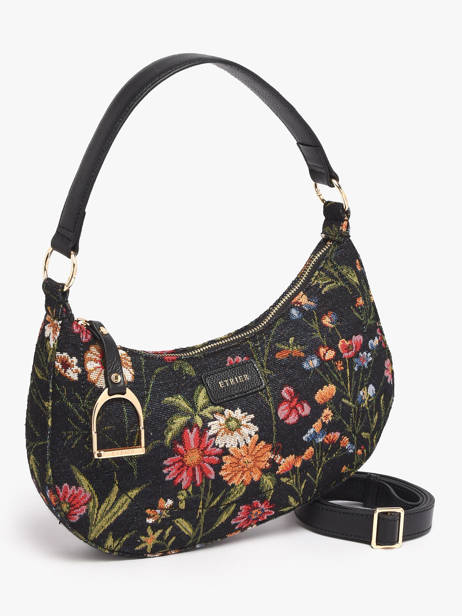 Sac Porté épaule Altesse Jacquard Etrier Noir altesse jacquard EALJ017M vue secondaire 1