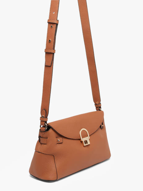 Sac Bandoulière Equestre Cuir Etrier Marron equestre EEQT212M vue secondaire 2