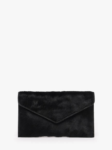 Medium Leather Paddock Clutch Bag Etrier Black paddock TLOS1670