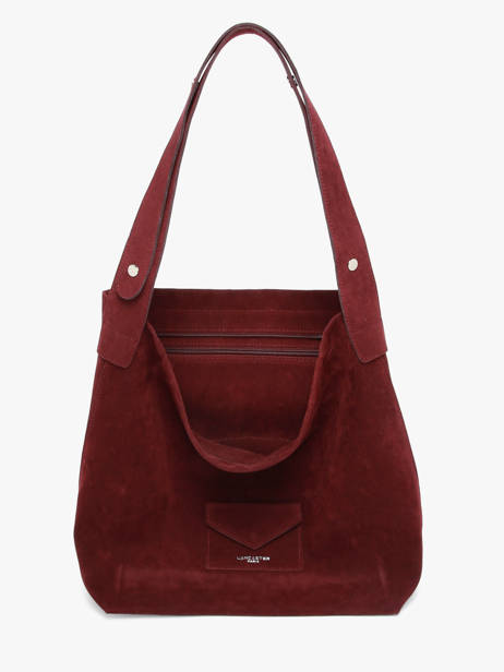 Sac Porté épaule Suèdine Kba Lancaster Rouge suedine kba 62 vue secondaire 3